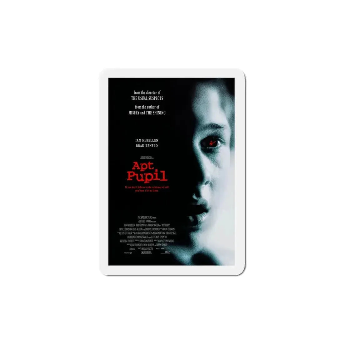 Apt Pupil 1998 Movie Poster Refrigerator Magnet - The Sticker Space