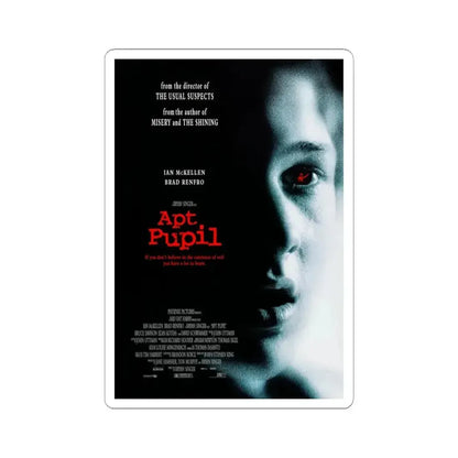 Apt Pupil 1998 Movie Poster - STICKER Vinyl Kiss-Cut Decal 6 Inch White - The Sticker Space