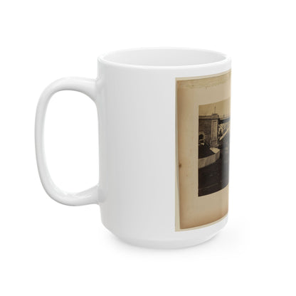 Aqueduct Bridge, Georgetown, D.C., Erected By Maj. Gen. M.C. Meigs (U.S. Civil War) White Coffee Mug