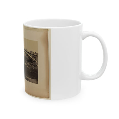 Aqueduct Bridge, Georgetown, D.C., Erected By Maj. Gen. M.C. Meigs (U.S. Civil War) White Coffee Mug