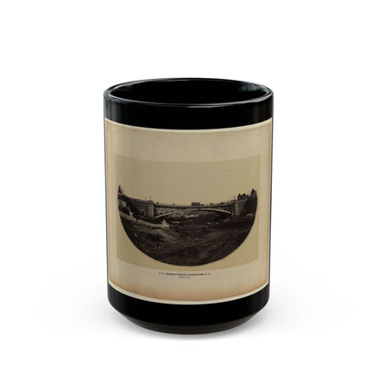 Aqueduct Bridge, Georgetown, D.C., General View (U.S. Civil War) Black Coffee Mug