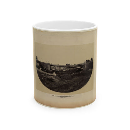 Aqueduct Bridge, Georgetown, D.C., General View (U.S. Civil War) White Coffee Mug