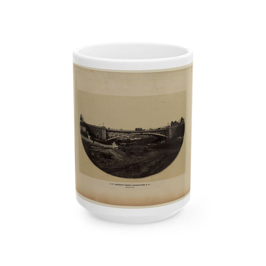 Aqueduct Bridge, Georgetown, D.C., General View (U.S. Civil War) White Coffee Mug