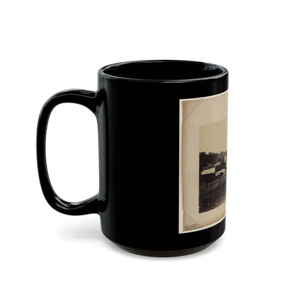 Aqueduct Bridge, Georgetown, D.C., Looking Toward Washington (U.S. Civil War) Black Coffee Mug