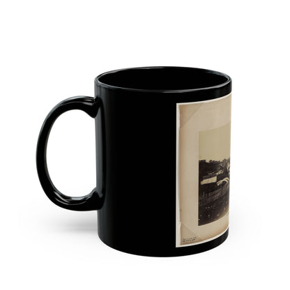 Aqueduct Bridge, Georgetown, D.C., Looking Toward Washington (U.S. Civil War) Black Coffee Mug