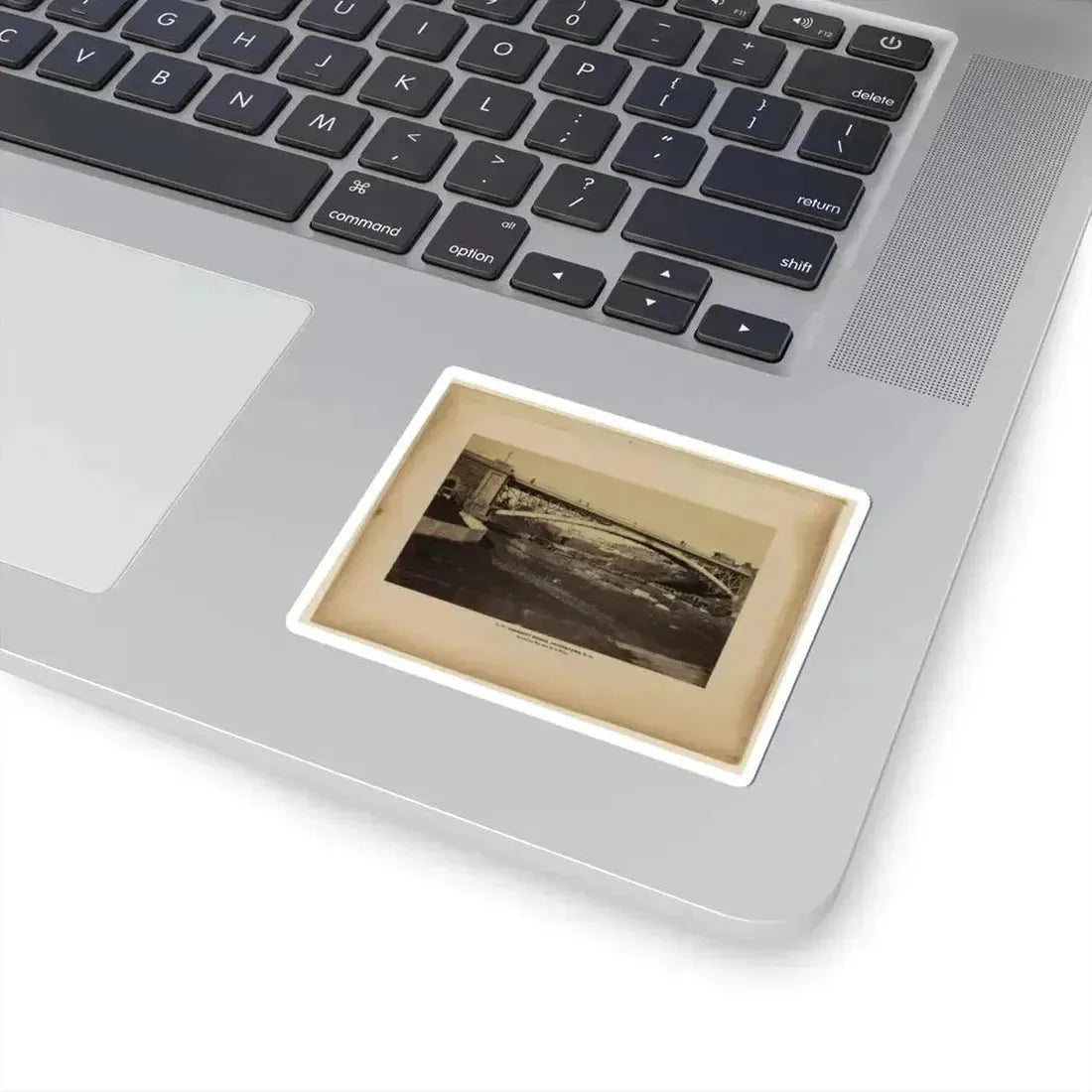 Aqueduct Bridge, Georgetown, D.C., Erected by Maj. Gen. M.C. Meigs (U.S. Civil War) STICKER Vinyl Kiss-Cut Decal - The Sticker Space