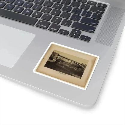 Aqueduct Bridge, Georgetown, D.C., Erected by Maj. Gen. M.C. Meigs (U.S. Civil War) STICKER Vinyl Kiss-Cut Decal - The Sticker Space