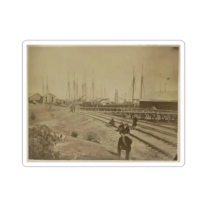 Aquia Creek Landing (U.S. Civil War) STICKER Vinyl Kiss-Cut Decal 3 Inch White - The Sticker Space