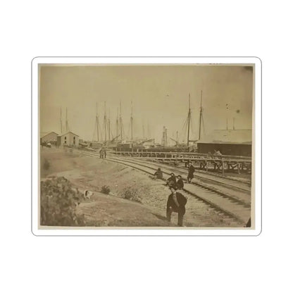 Aquia Creek Landing (U.S. Civil War) STICKER Vinyl Kiss-Cut Decal 4 Inch White - The Sticker Space