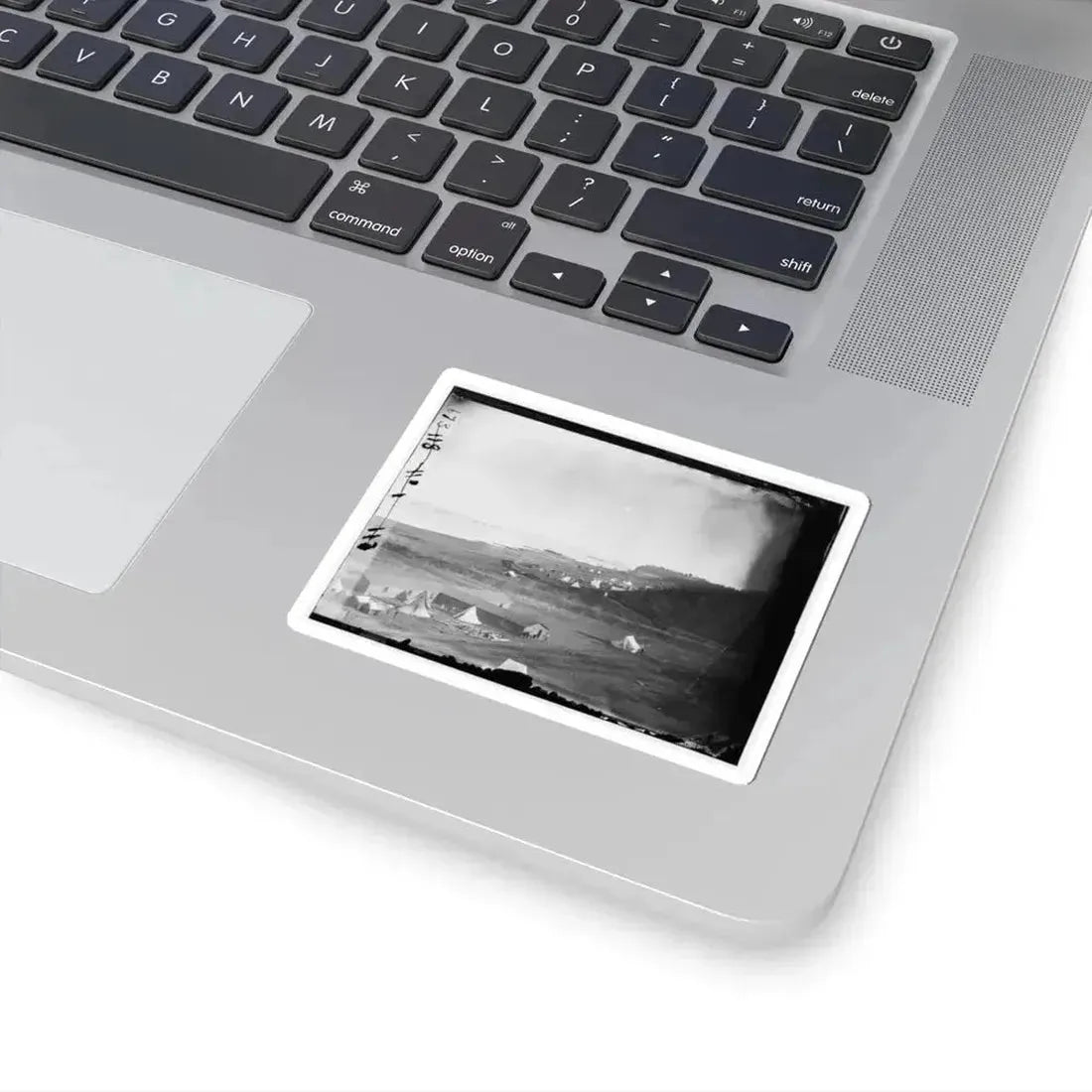 Aquia Creek Landing, Va. View of the Federal Supply Depot (U.S. Civil War) STICKER Vinyl Kiss-Cut Decal - The Sticker Space