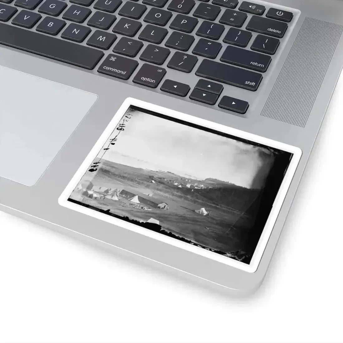 Aquia Creek Landing, Va. View of the Federal Supply Depot (U.S. Civil War) STICKER Vinyl Kiss-Cut Decal - The Sticker Space