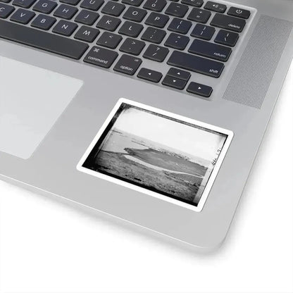 Aquia Creek Landing, Virginia. Distant View of Federal Supply Depot (U.S. Civil War) STICKER Vinyl Kiss-Cut Decal - The Sticker Space