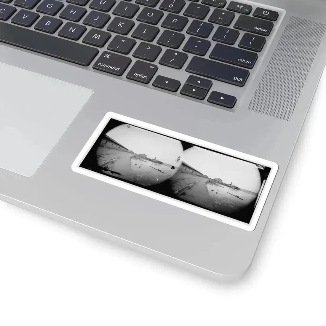 Aquia Creek Landing, Virginia. View of Wharf (U.S. Civil War) STICKER Vinyl Kiss-Cut Decal - The Sticker Space