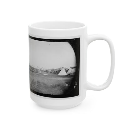 Aquia Creek Landing, Virginia. View From Commissary Department (U.S. Civil War) White Coffee Mug