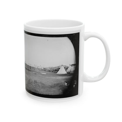 Aquia Creek Landing, Virginia. View From Commissary Department (U.S. Civil War) White Coffee Mug