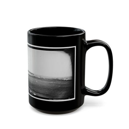 Aquia Creek Landing, Virginia. View Of Federal Supply Depot (U.S. Civil War) Black Coffee Mug