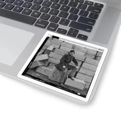 Aquia Creek, Virginia. Captain J.W. Forsyth, the Provost Marshall (U.S. Civil War) STICKER Vinyl Kiss-Cut Decal - The Sticker Space