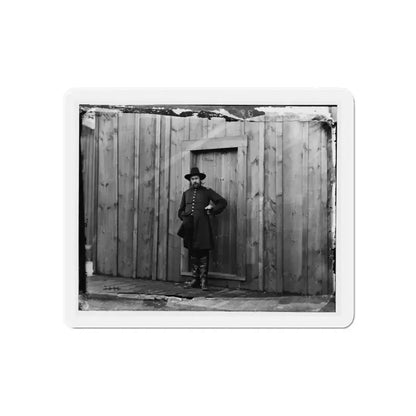 Aquia Crek Landing, Virginia. Capt. T.E. Hall, Assist. Quartermaster (U.S. Civil War) Refrigerator Magnet - The Sticker Space