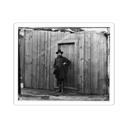 Aquia Crek Landing, Virginia. Capt. T.E. Hall, Assist. Quartermaster (U.S. Civil War) STICKER Vinyl Kiss-Cut Decal 3 Inch White - The Sticker Space