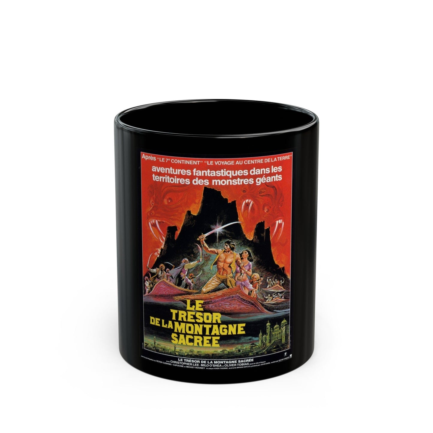 ARABIAN ADVENTURE 1979 Movie Poster - Black Coffee Mug-11oz-The Sticker Space