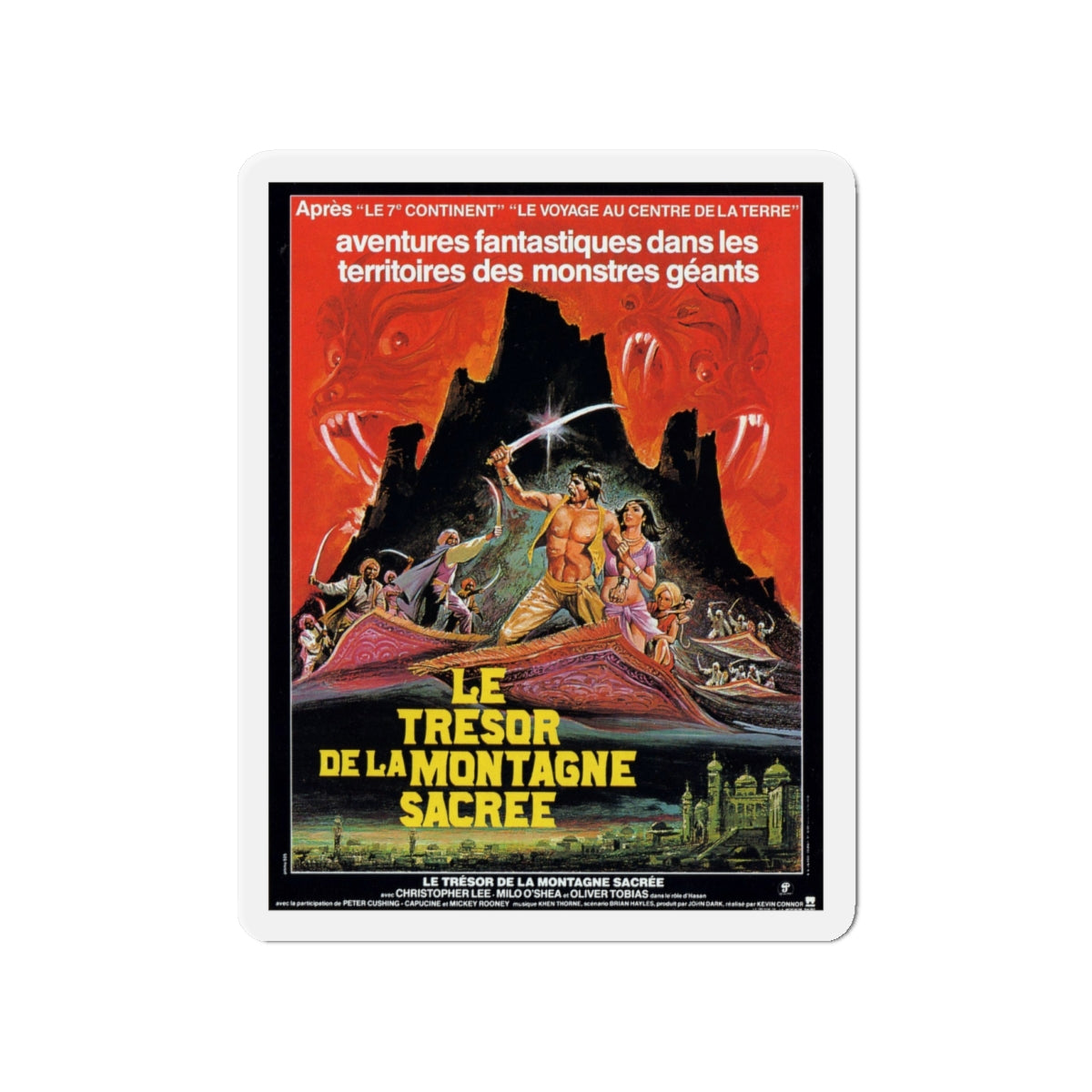 ARABIAN ADVENTURE 1979 Movie Poster - Die-Cut Magnet-4" x 4"-The Sticker Space