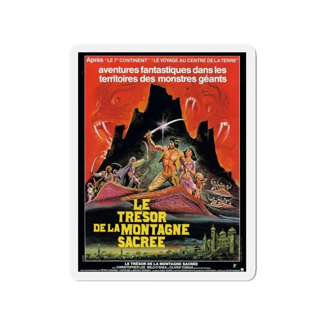 ARABIAN ADVENTURE 1979 Movie Poster - Refrigerator Magnet 3 Inch - The Sticker Space