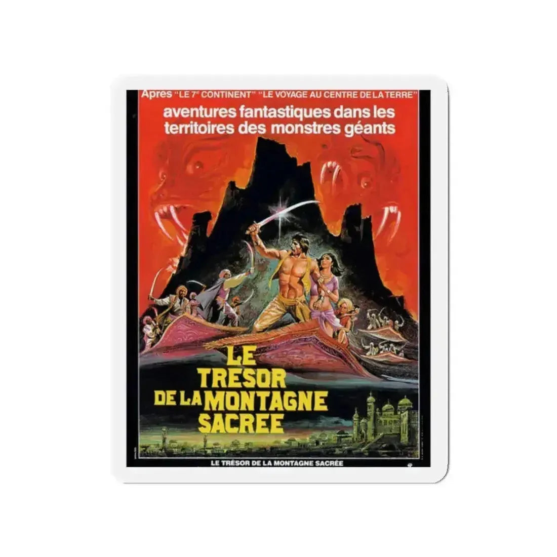 ARABIAN ADVENTURE 1979 Movie Poster - Refrigerator Magnet - The Sticker Space