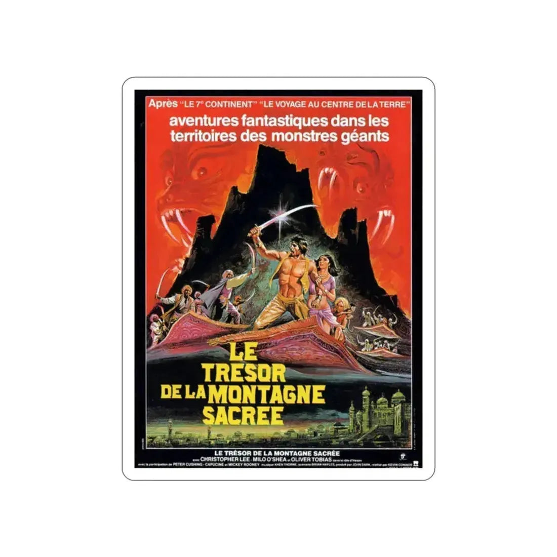 ARABIAN ADVENTURE 1979 Movie Poster STICKER Vinyl Die-Cut Decal 2 Inch - The Sticker Space