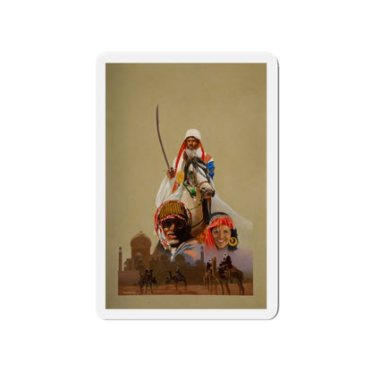 Arabian Scene (Magazine Illustration) Refrigerator Magnet-4" x 4"-The Sticker Space