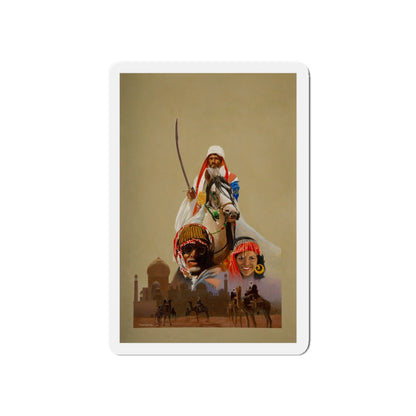 Arabian Scene (Magazine Illustration) Refrigerator Magnet-5" x 5"-The Sticker Space