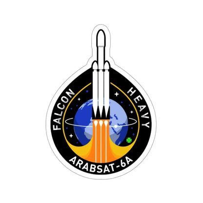 Arabsat 6A (SpaceX) STICKER Vinyl Die-Cut Decal - The Sticker Space