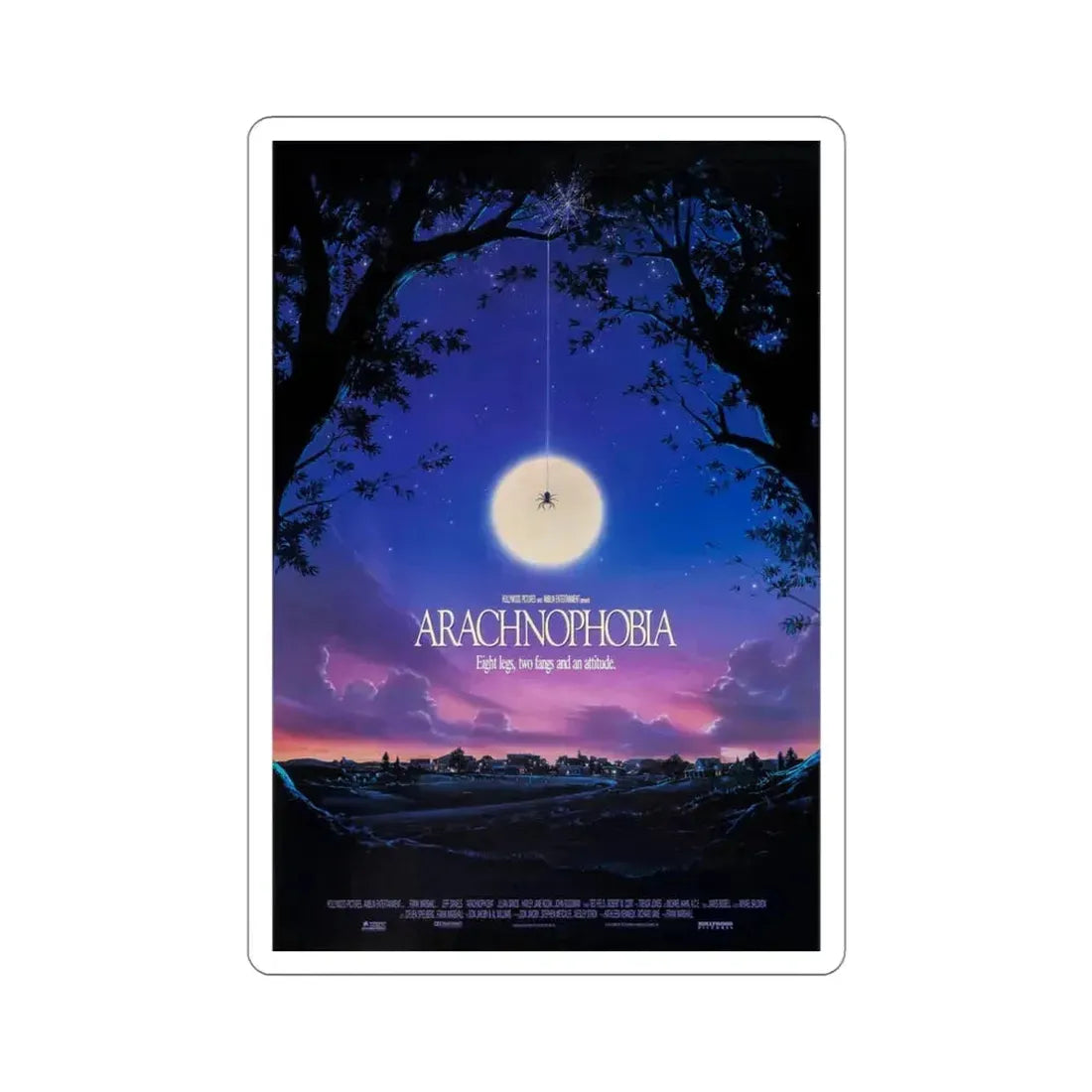 Arachnophobia 1990 Movie Poster STICKER Vinyl Die-Cut Decal 3 Inch - The Sticker Space