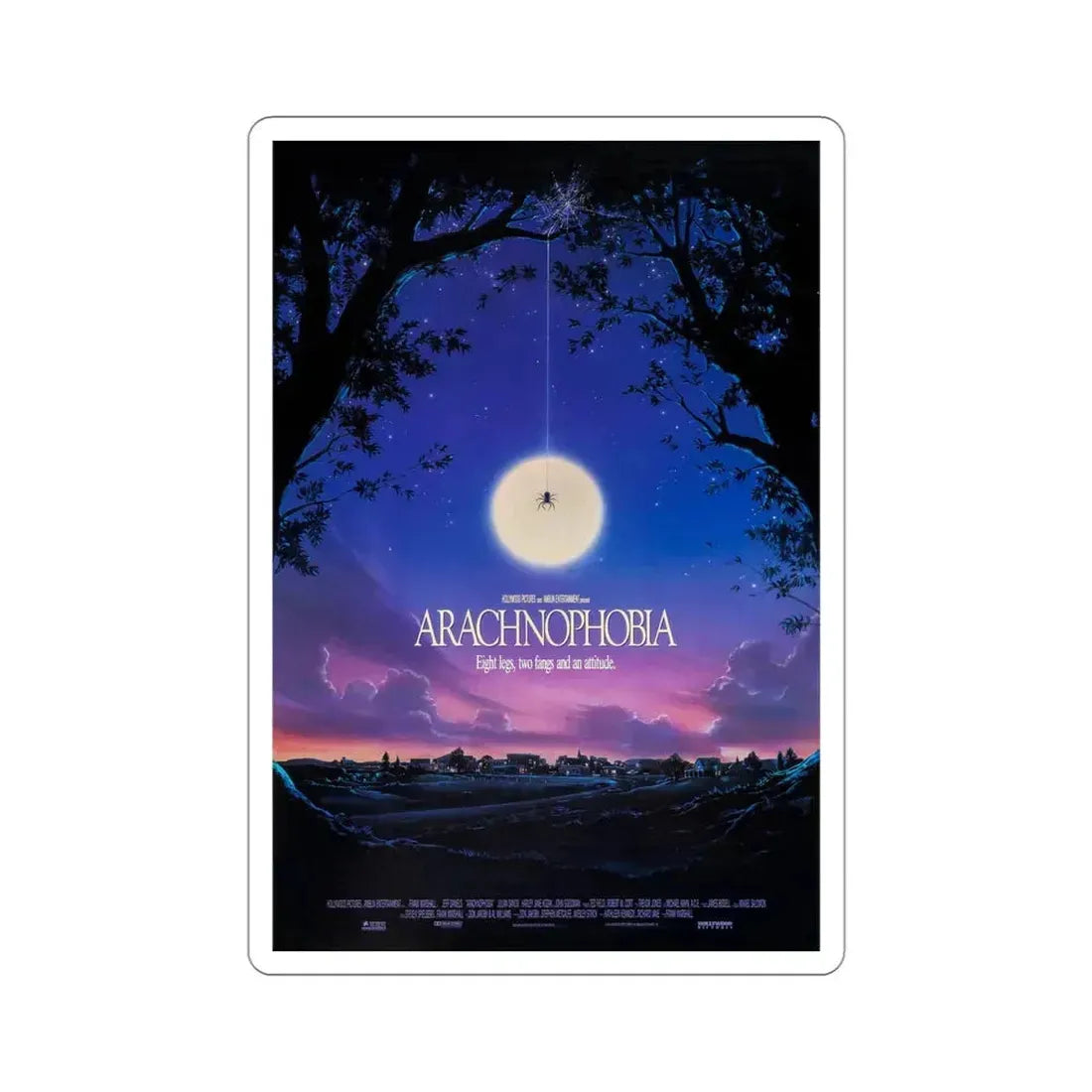 Arachnophobia 1990 Movie Poster STICKER Vinyl Die-Cut Decal 4 Inch - The Sticker Space