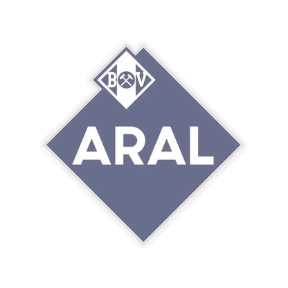 Aral (1952) (Logo) STICKER Vinyl Kiss-Cut Decal 3 Inch Transparent - The Sticker Space