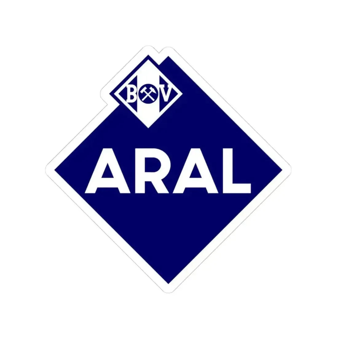 Aral (1952) (Logo) STICKER Vinyl Kiss-Cut Decal 3 Inch White - The Sticker Space