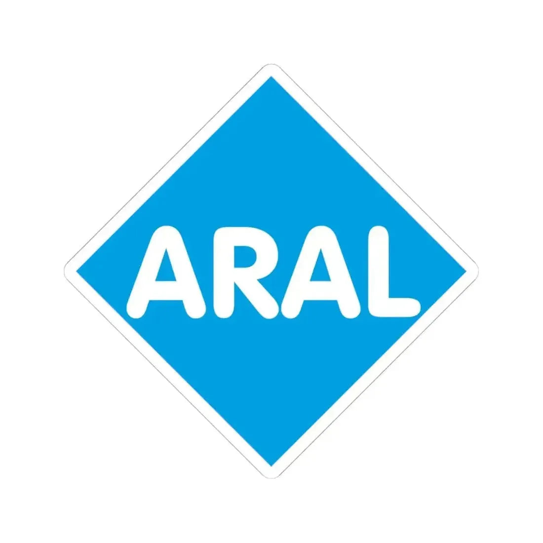 Aral (1971) (Logo) STICKER Vinyl Kiss-Cut Decal 4 Inch White - The Sticker Space