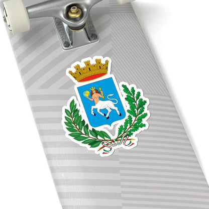 Araldica pubblica del Comune di Taormina (Italy) (Coat of Arms) STICKER Vinyl Kiss-Cut Decal - The Sticker Space