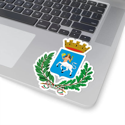 Araldica pubblica del Comune di Taormina (Italy) (Coat of Arms) STICKER Vinyl Kiss-Cut Decal - The Sticker Space