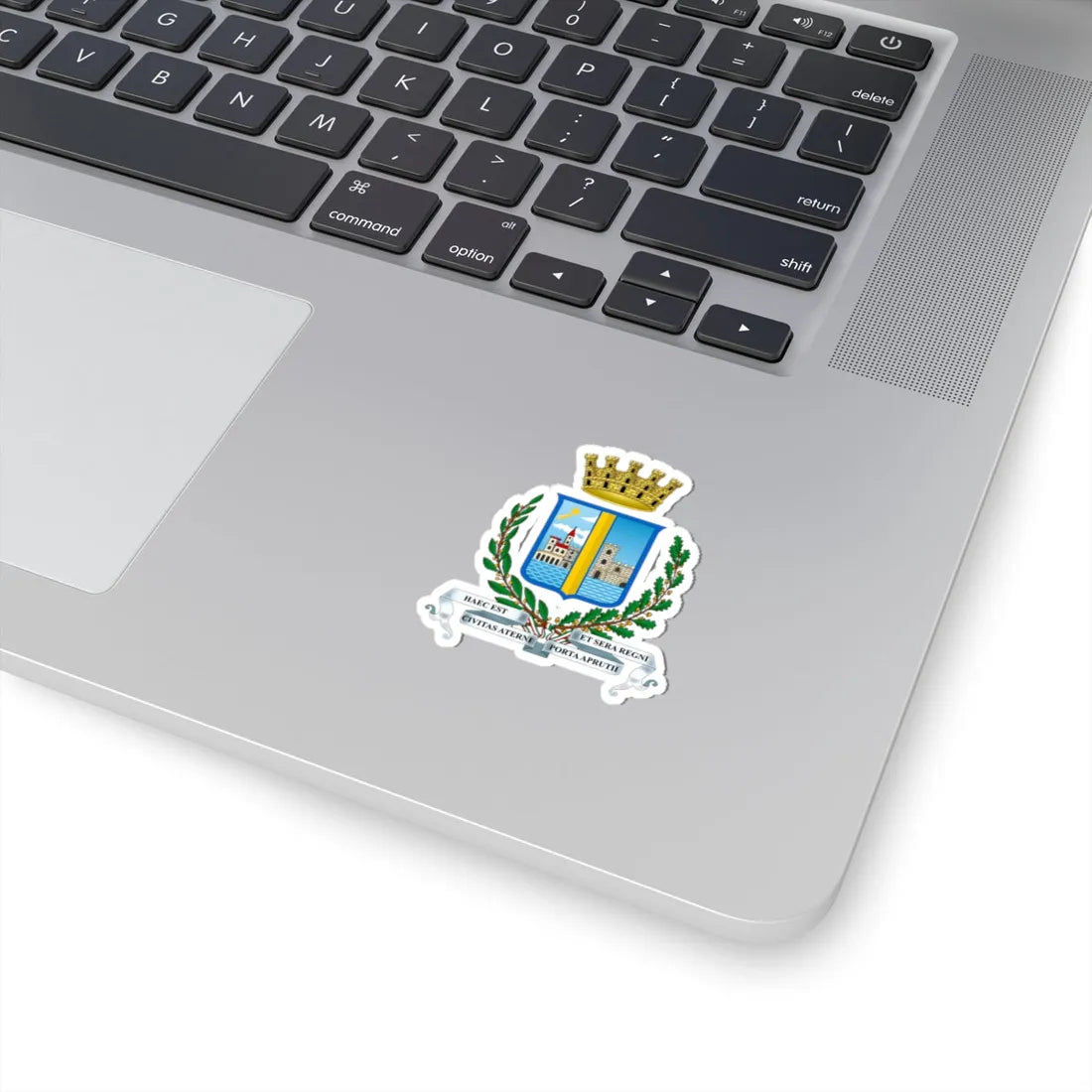 Araldico Città di Pescara (Italy) (Coat of Arms) STICKER Vinyl Kiss-Cut Decal - The Sticker Space