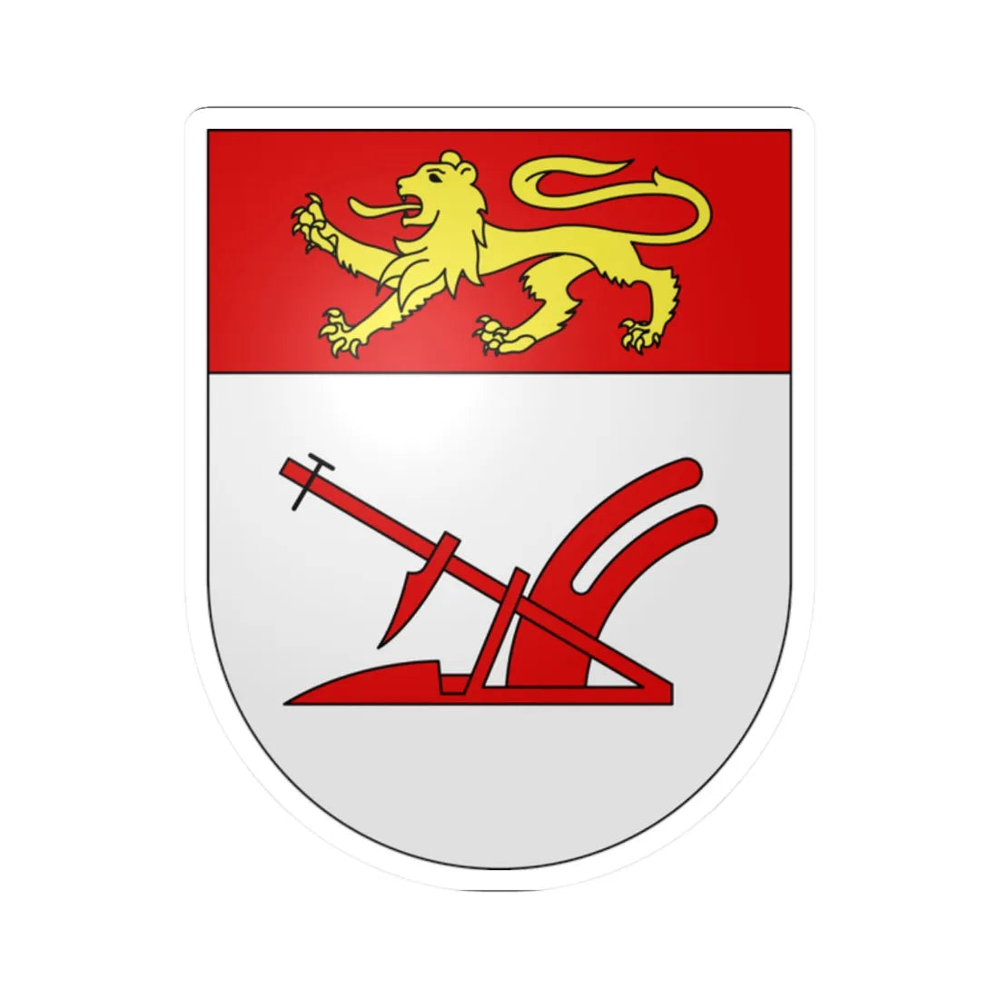 Aranno-coat of arms (Switzerland) (Coat of Arms) STICKER Vinyl Kiss-Cut Decal 2 Inch White - The Sticker Space