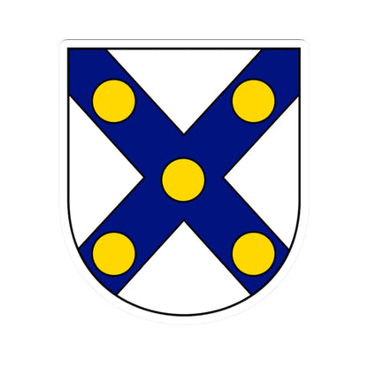 Araujo coat (Portugal) (Coat of Arms) STICKER Vinyl Kiss-Cut Decal 2 Inch White - The Sticker Space