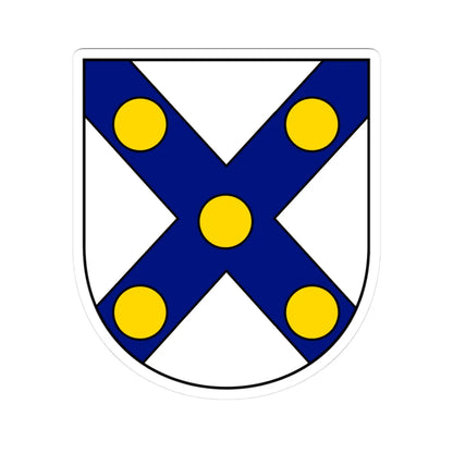 Araujo coat (Portugal) (Coat of Arms) STICKER Vinyl Kiss-Cut Decal 3 Inch White - The Sticker Space