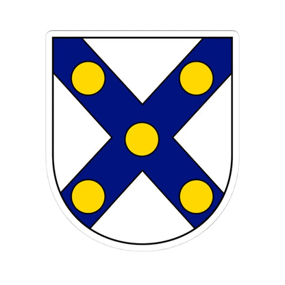 Araujo coat (Portugal) (Coat of Arms) STICKER Vinyl Kiss-Cut Decal 4 Inch White - The Sticker Space