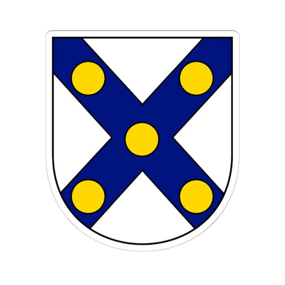 Araujo coat (Portugal) (Coat of Arms) STICKER Vinyl Kiss-Cut Decal 6 Inch White - The Sticker Space