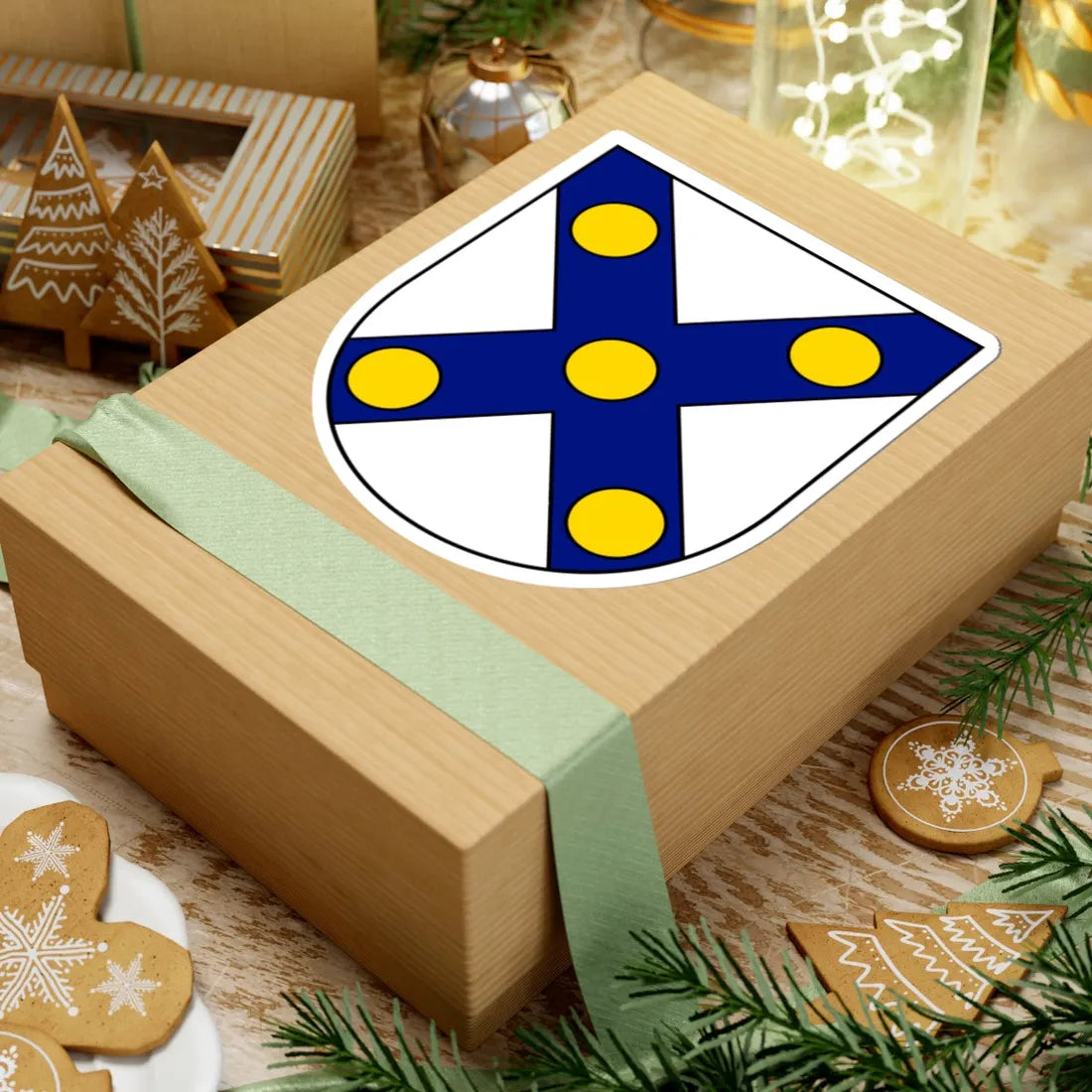 Araujo coat (Portugal) (Coat of Arms) STICKER Vinyl Kiss-Cut Decal - The Sticker Space