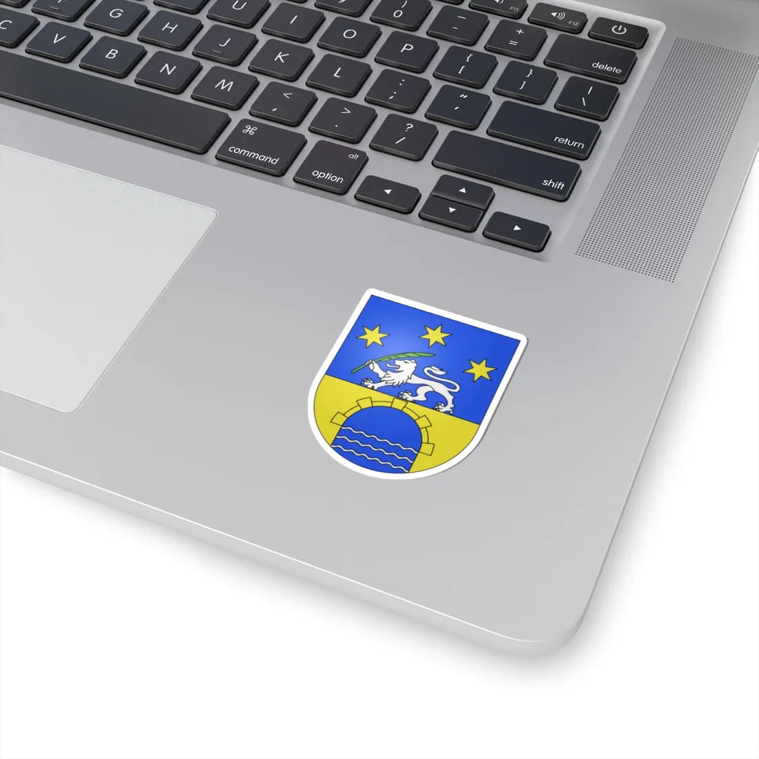 ArbedoCastione-coat of arms (Switzerland) (Coat of Arms) STICKER Vinyl Kiss-Cut Decal - The Sticker Space