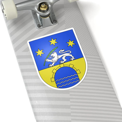 ArbedoCastione-coat of arms (Switzerland) (Coat of Arms) STICKER Vinyl Kiss-Cut Decal - The Sticker Space