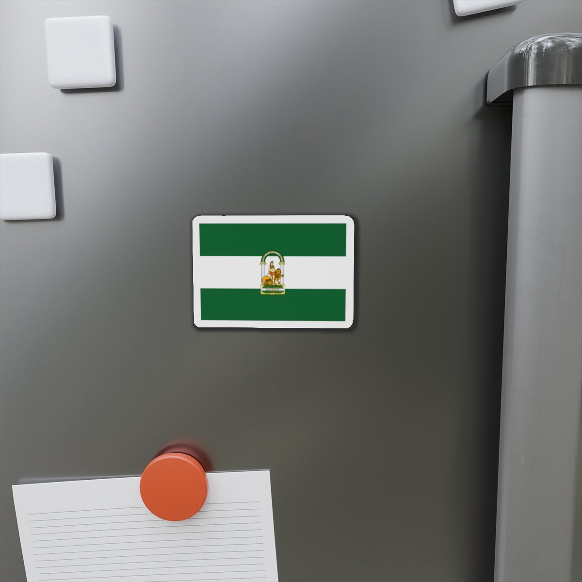 Arbonaida the Flag of Andalusia Spain - Die-Cut Magnet-The Sticker Space