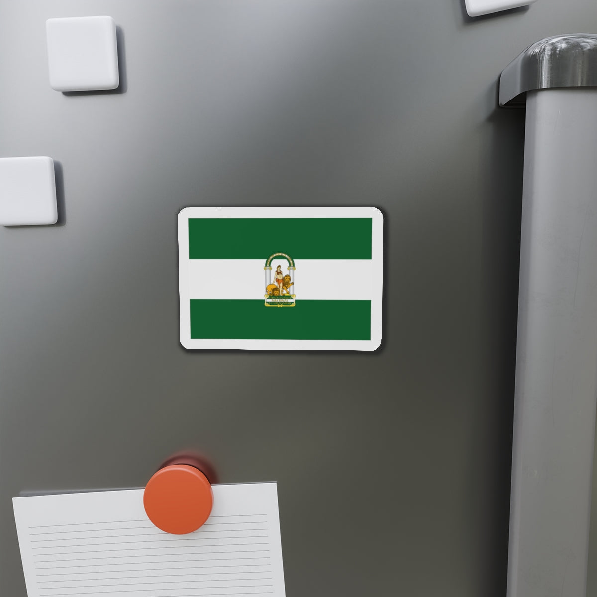 Arbonaida the Flag of Andalusia Spain - Die-Cut Magnet-The Sticker Space