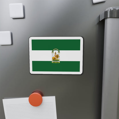 Arbonaida the Flag of Andalusia Spain - Die-Cut Magnet-The Sticker Space